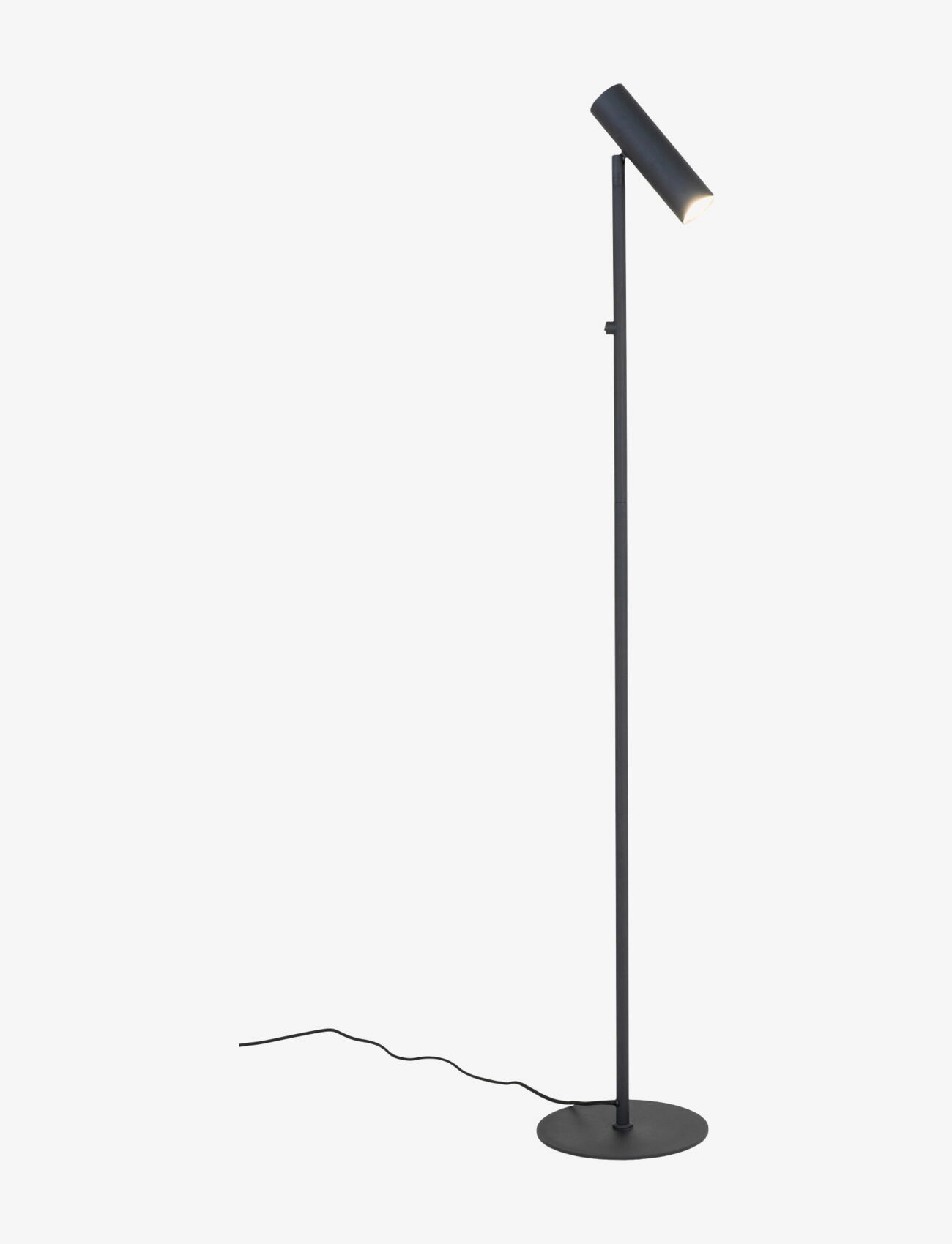 House Nordic - Nida - Lamp, black, 210 cm fabric cord - vloerlampen - black - 2