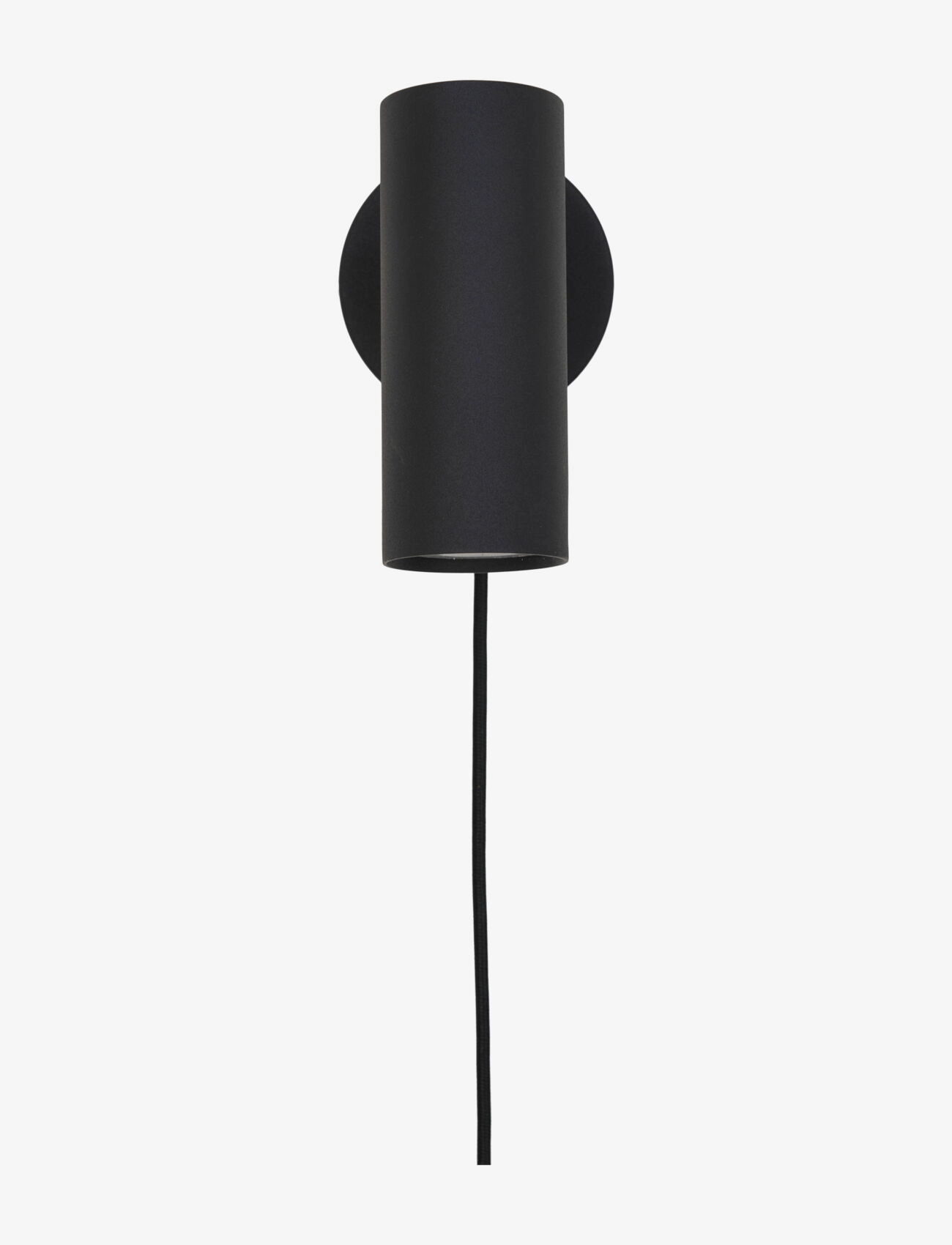 House Nordic - Nida - Lamp, black, 190 cm fabric cord - wandlampen - black - 2