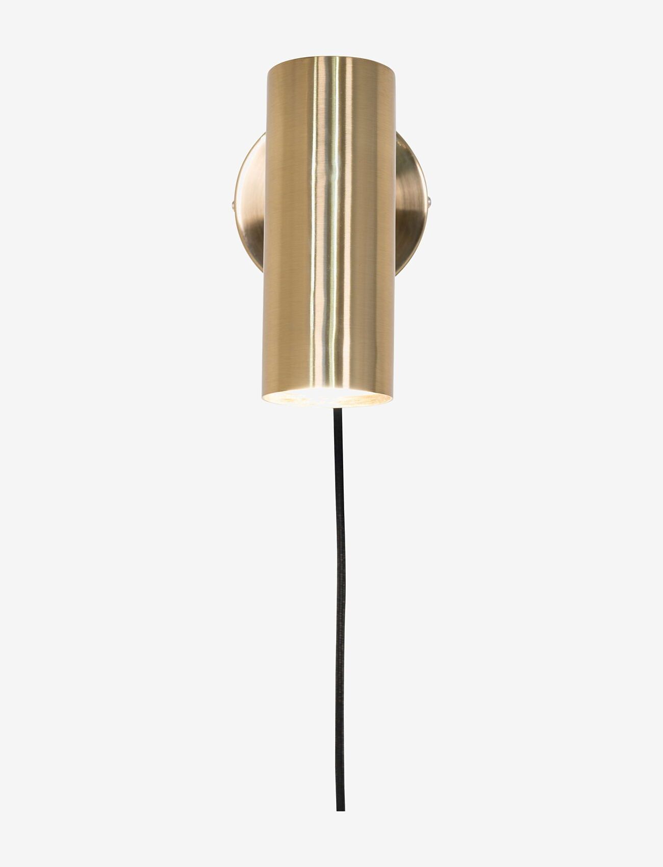 House Nordic - Nida - Lamp, brass, 190 cm fabric cord - appliques murales - brass - 3