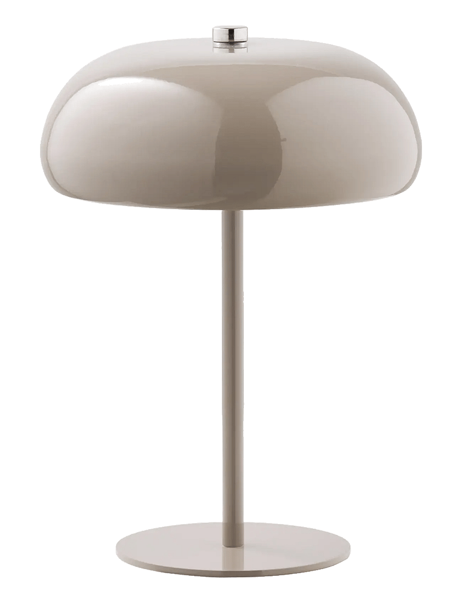 House Nordic - Maren - Table lamp, rechargeable, metal - kaasaskantavad lambid - taupe - 1