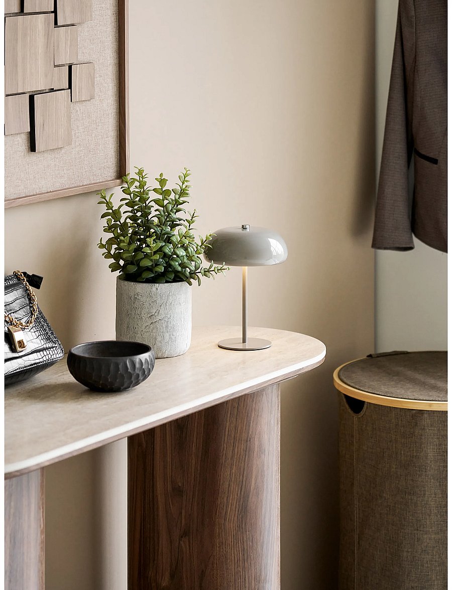 House Nordic - Maren - Table lamp, rechargeable, metal - kaasaskantavad lambid - taupe - 2