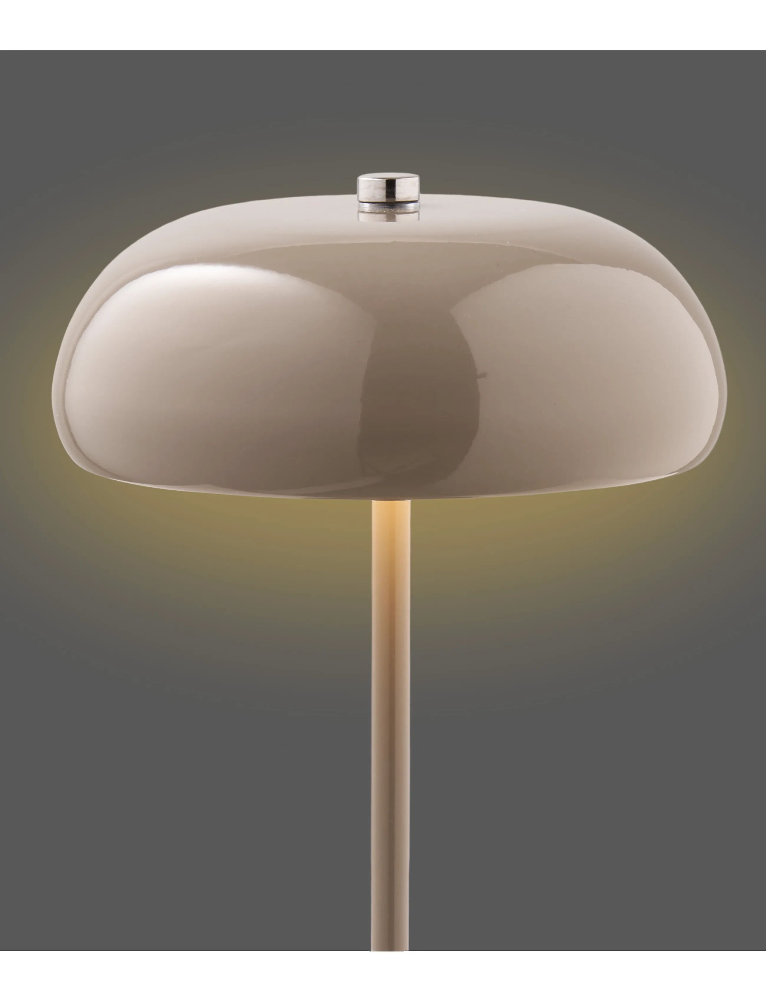 House Nordic - Maren - Table lamp, rechargeable, metal - portable lamps - taupe - 4