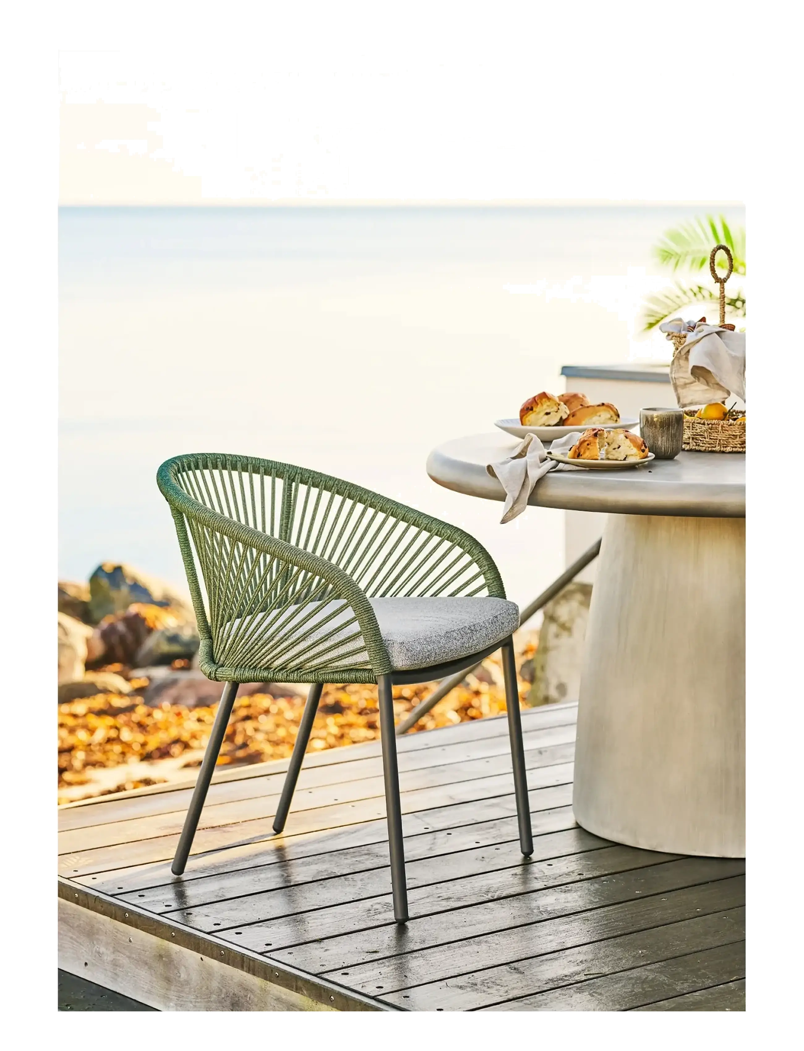 House Nordic - Nova - stolar - grey / green - 2