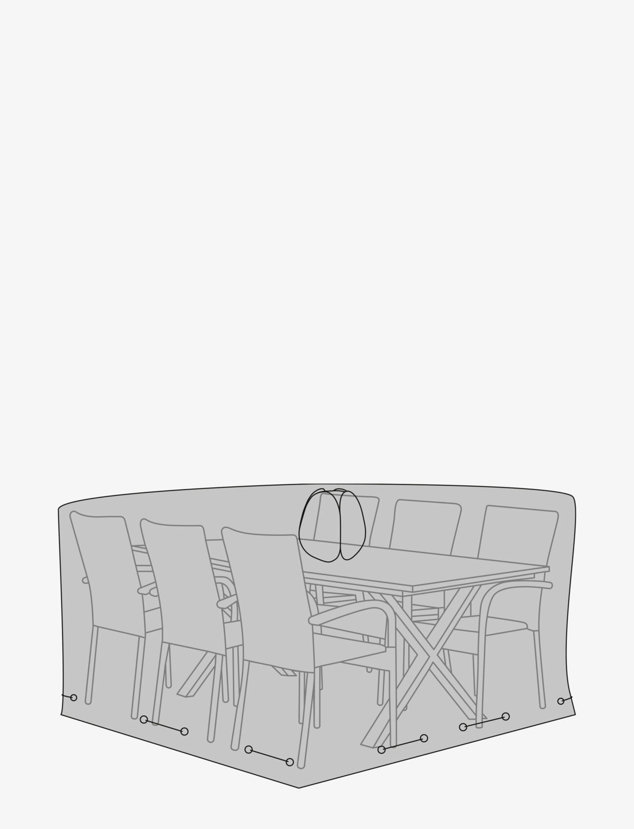 House Nordic - Covers for outdoor furniture - black - 1