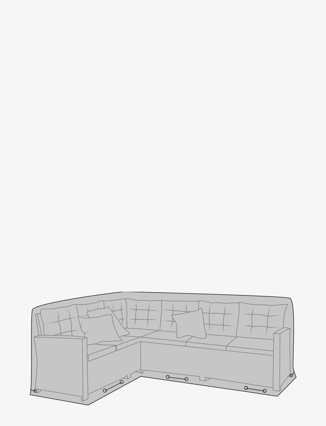 House Nordic - Covers for outdoor furniture - black - 1