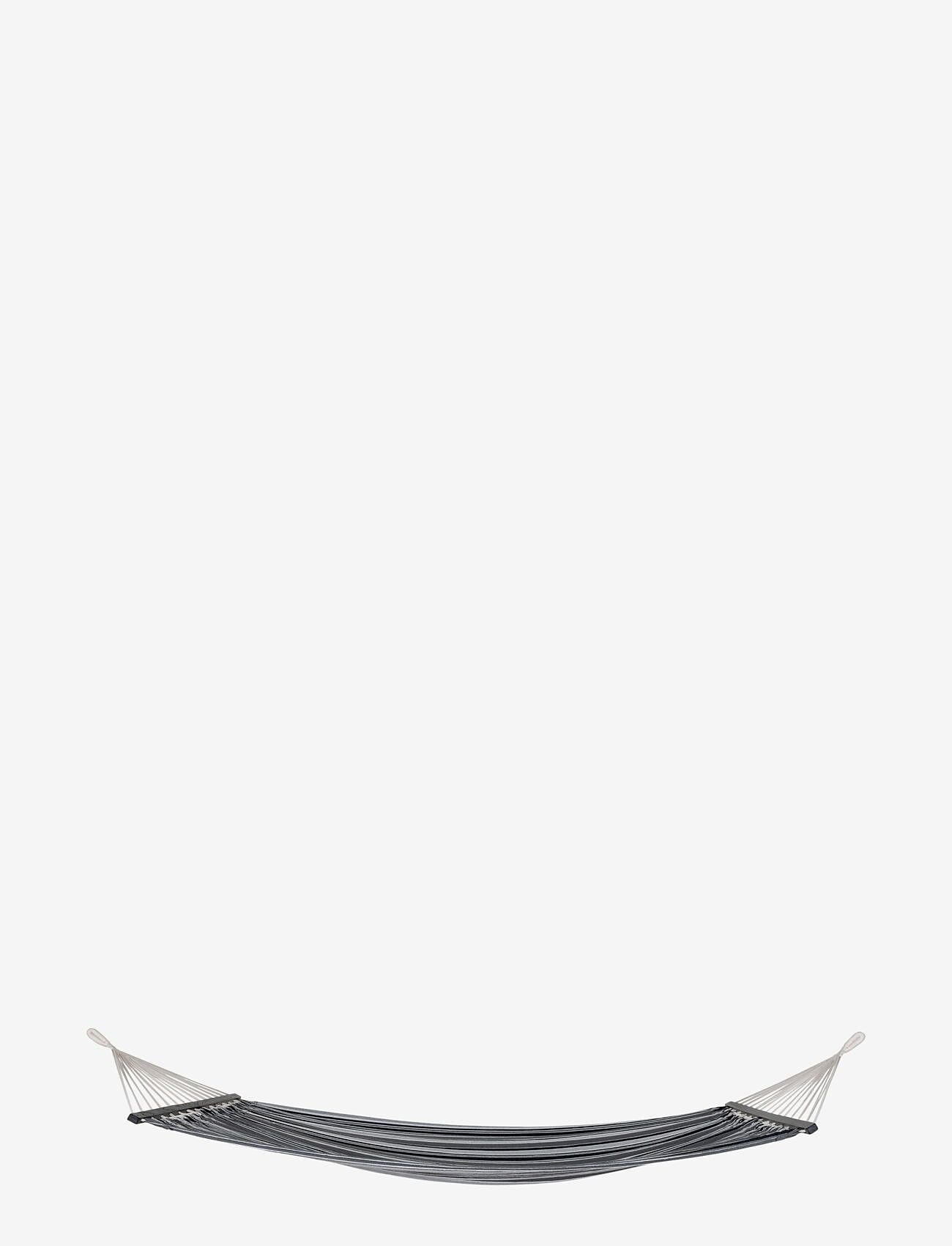 House Nordic - Teni - Hammock, polyester/cotton, larch, black/grey/white - möbel - grey / black - 0