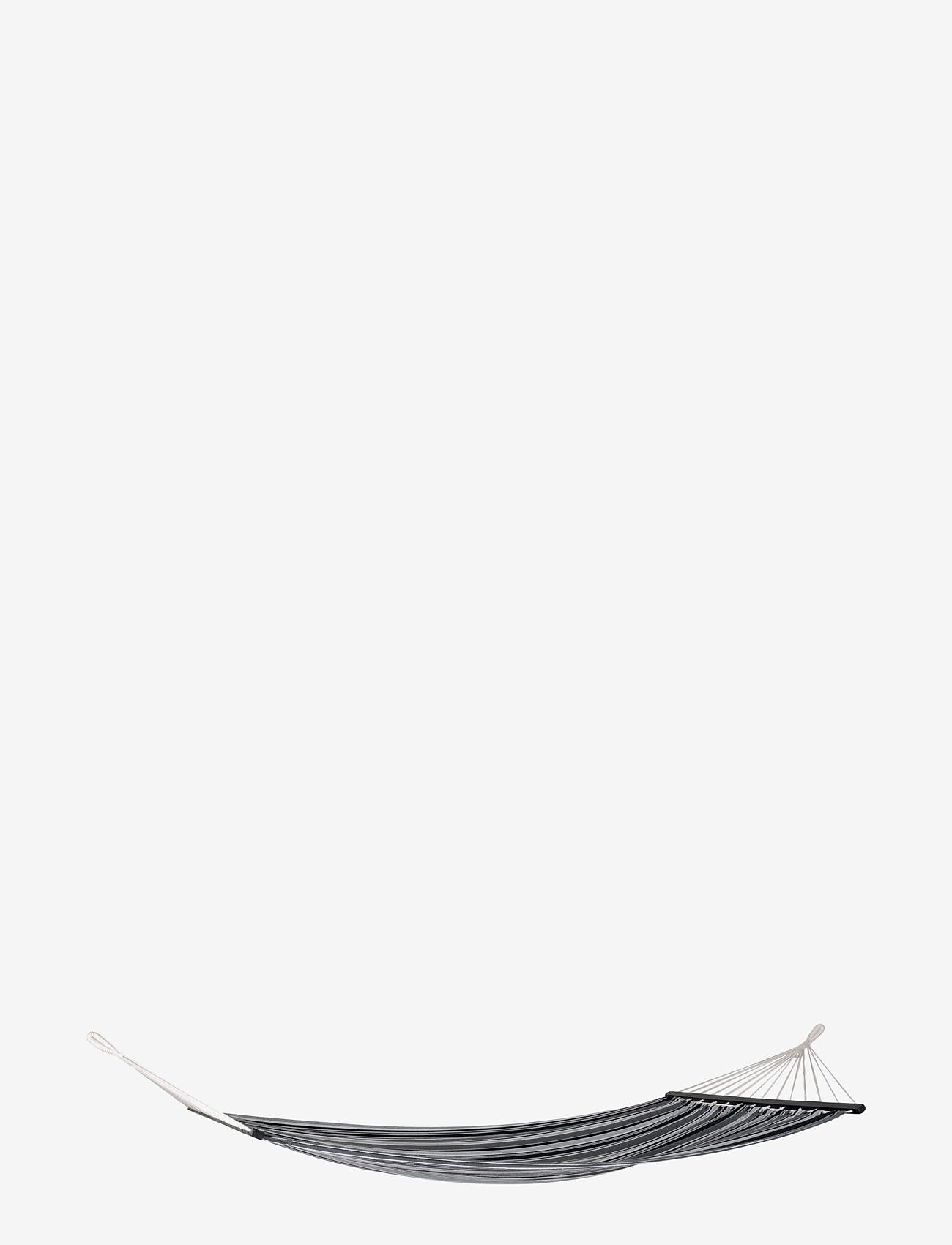 House Nordic - Teni - Hammock, polyester/cotton, larch, black/grey/white - möbel - grey / black - 1