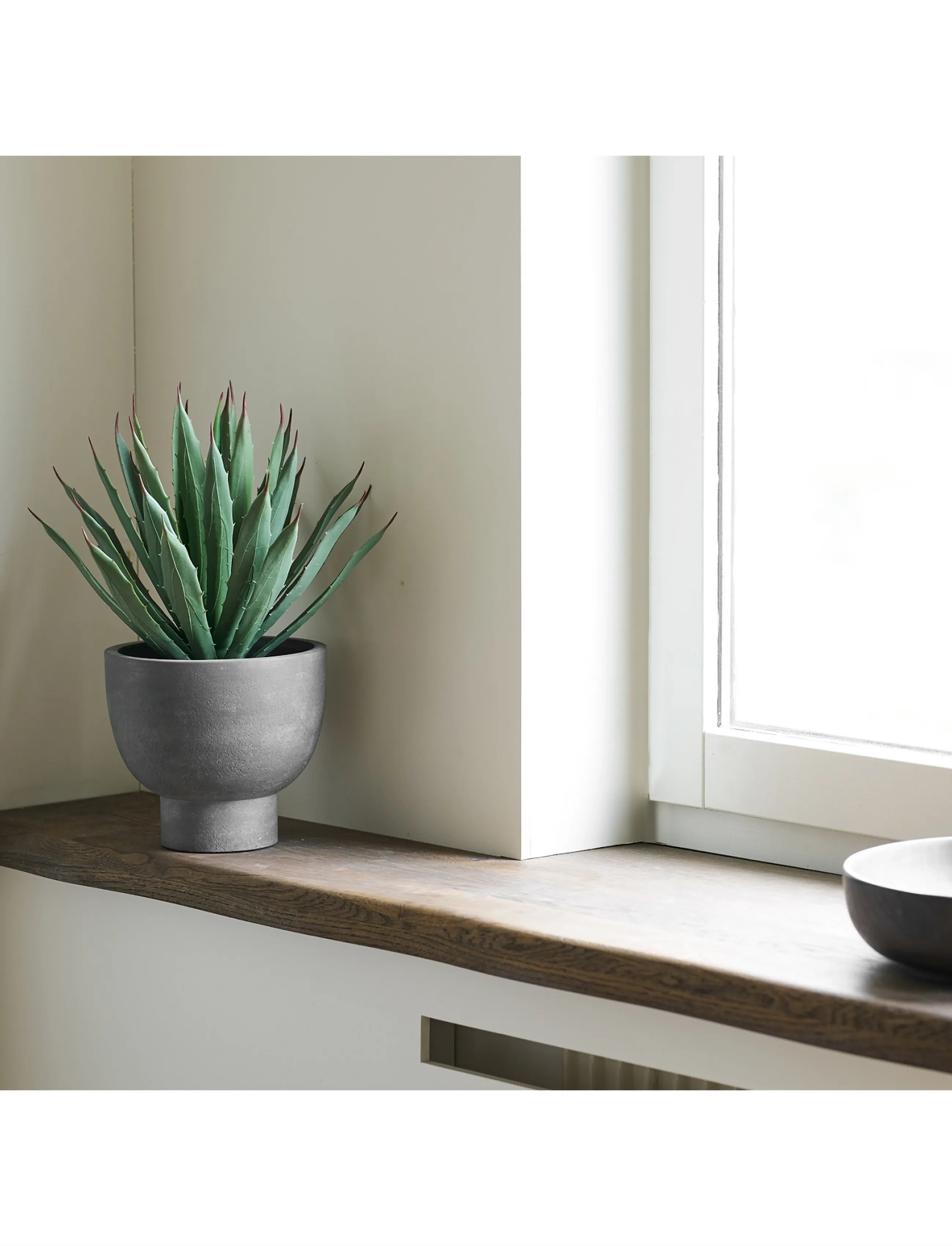 House Nordic - Thora - With pot, artificial - valentines day gifts - grey / green - 0