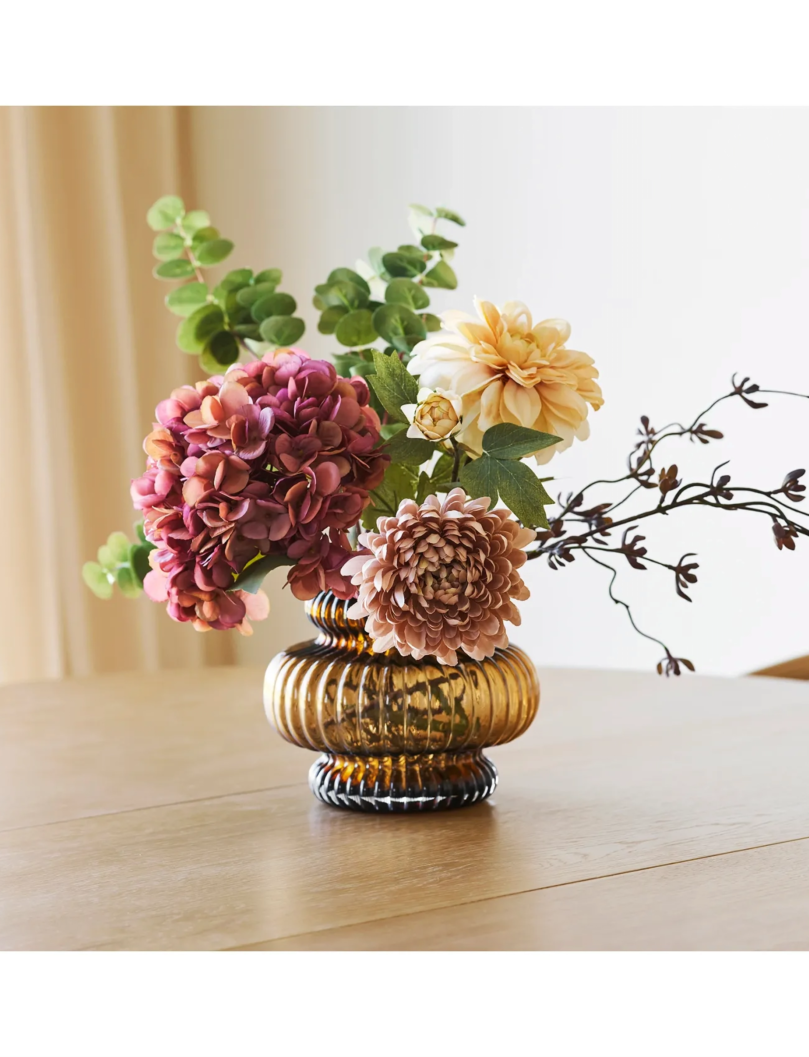 House Nordic Vilda Dahlia Bouquet, Artificial Flowers, Mix, 68 cm, Decoration, Mehrfarbig/gemustert - Decorative Platters, Homeware