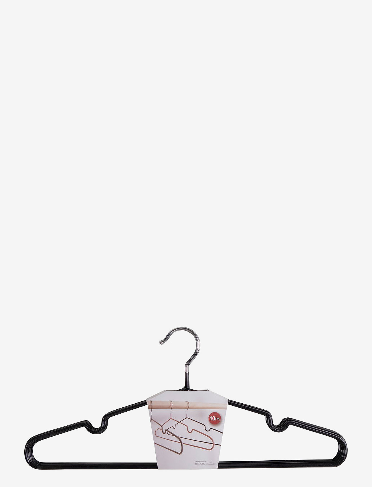 House Nordic - Hilda - Metal hangers with black coating, set of 10 - nach preis einkaufen - black - 0