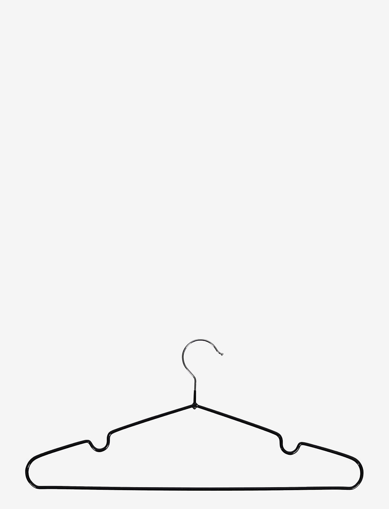 House Nordic - Hilda - Metal hangers with black coating, set of 10 - nach preis einkaufen - black - 1