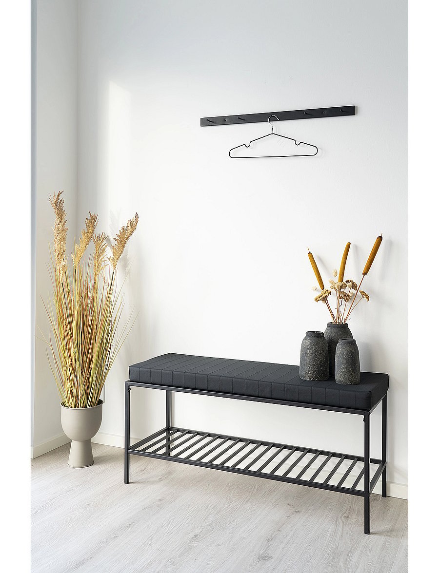 House Nordic - Hilda - Metal hangers with black coating, set of 10 - riidepuud - black - 0