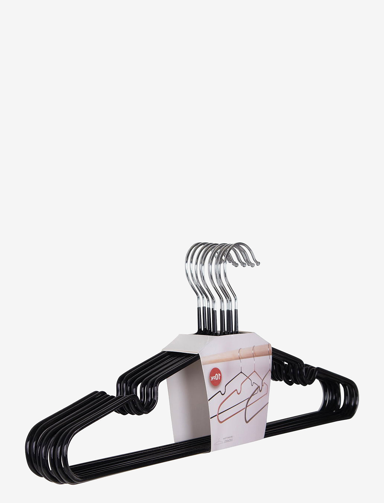 House Nordic - Hilda - Metal hangers with black coating, set of 10 - nach preis einkaufen - black - 2
