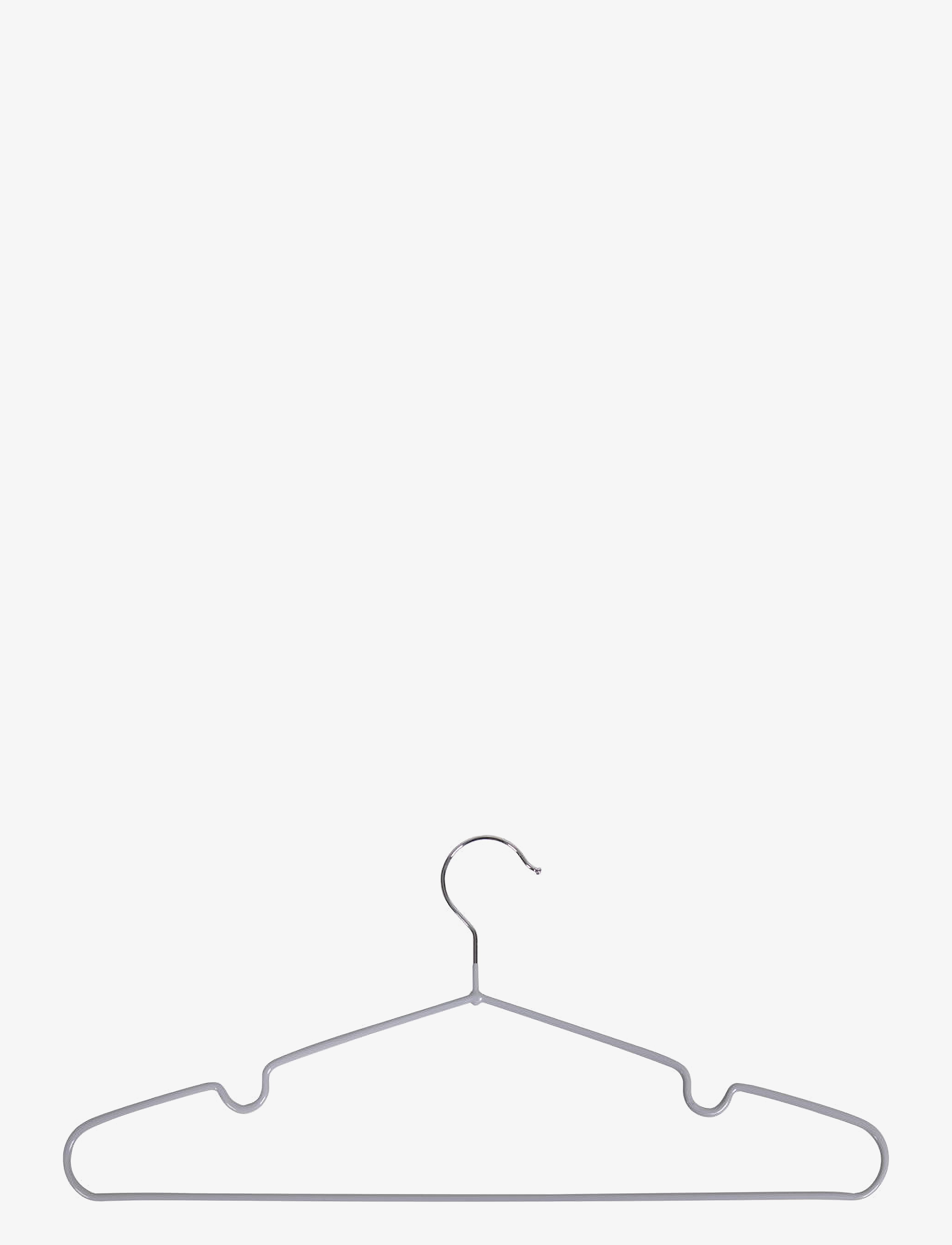 House Nordic - Hilda - Metal hangers with grey coating, set of 10 - hangers - grey - 2