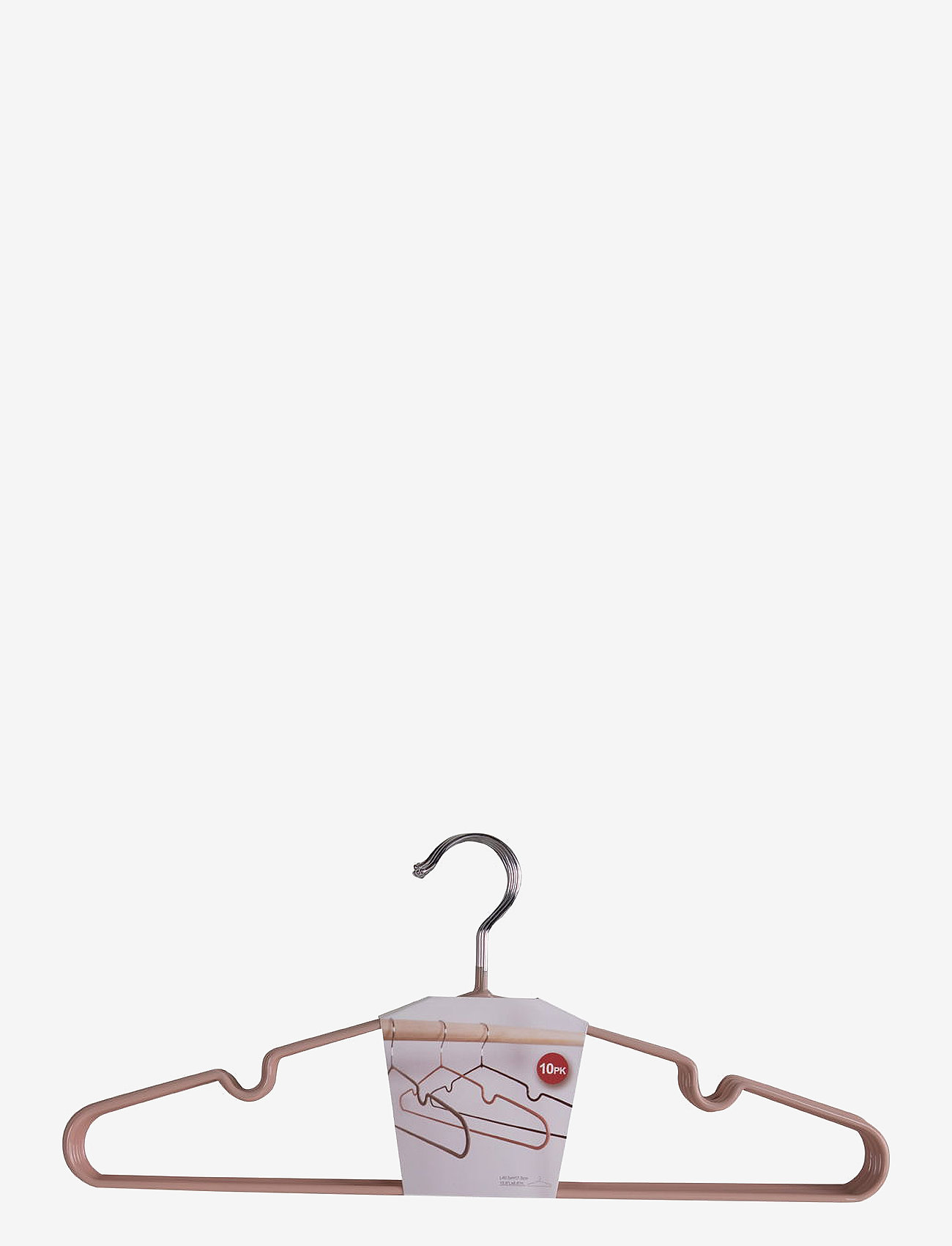House Nordic - Hilda - Metal hangers with rose coating, set of 10 - hangers - rose - 1