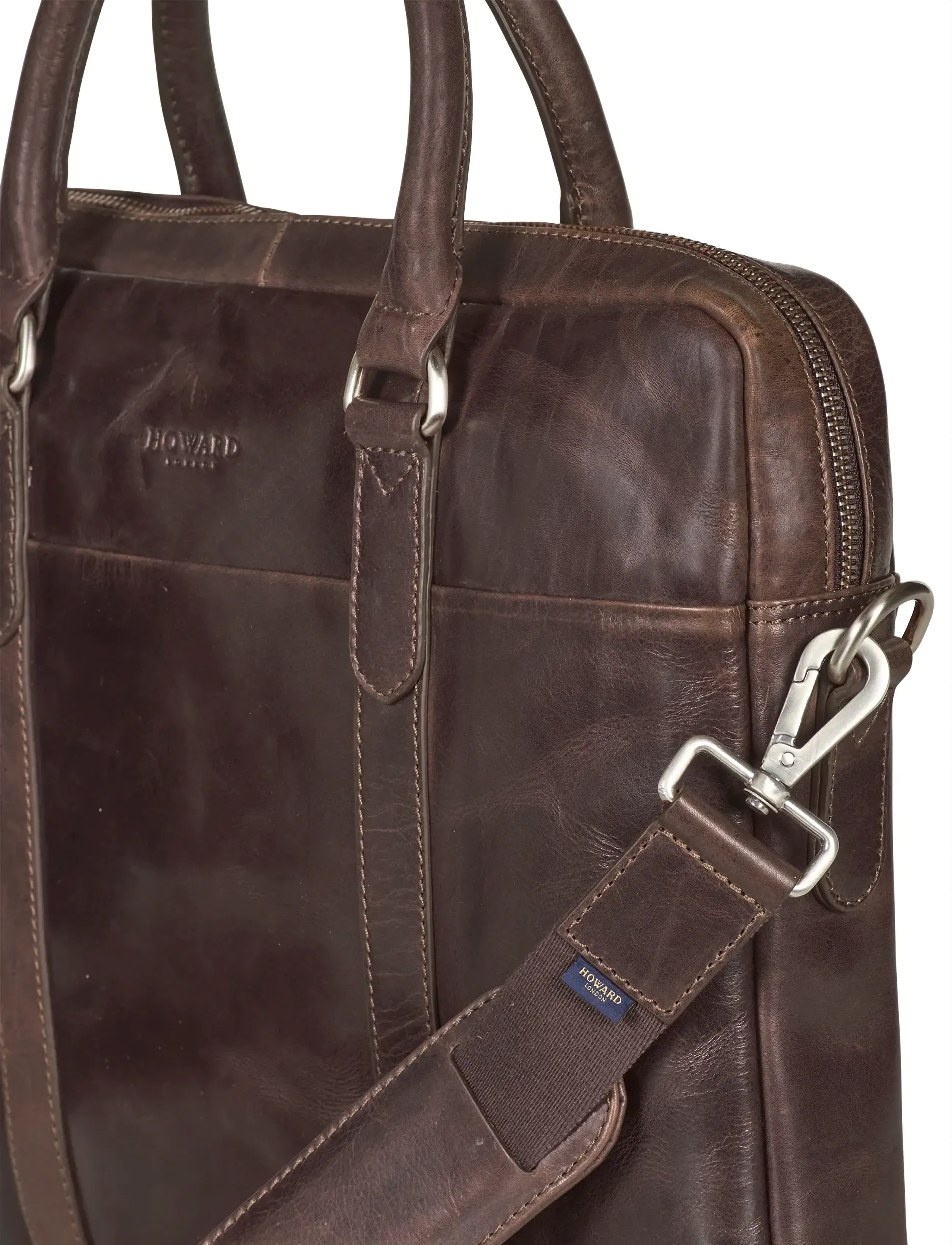 Howard London - Laptop Bag Ashton - dark brown - 4