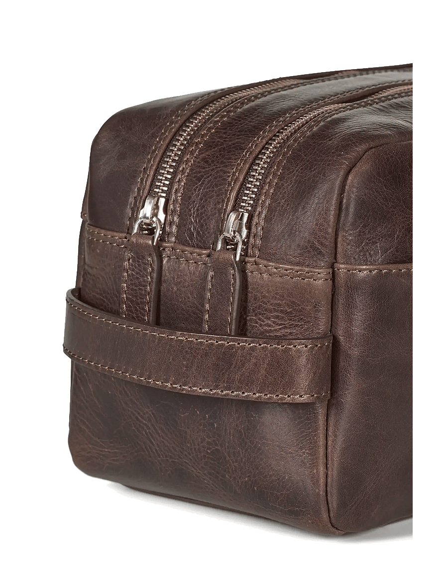 Howard London - Toiletry Bag Hayden - shoppa efter tillfälle - dark brown - 3