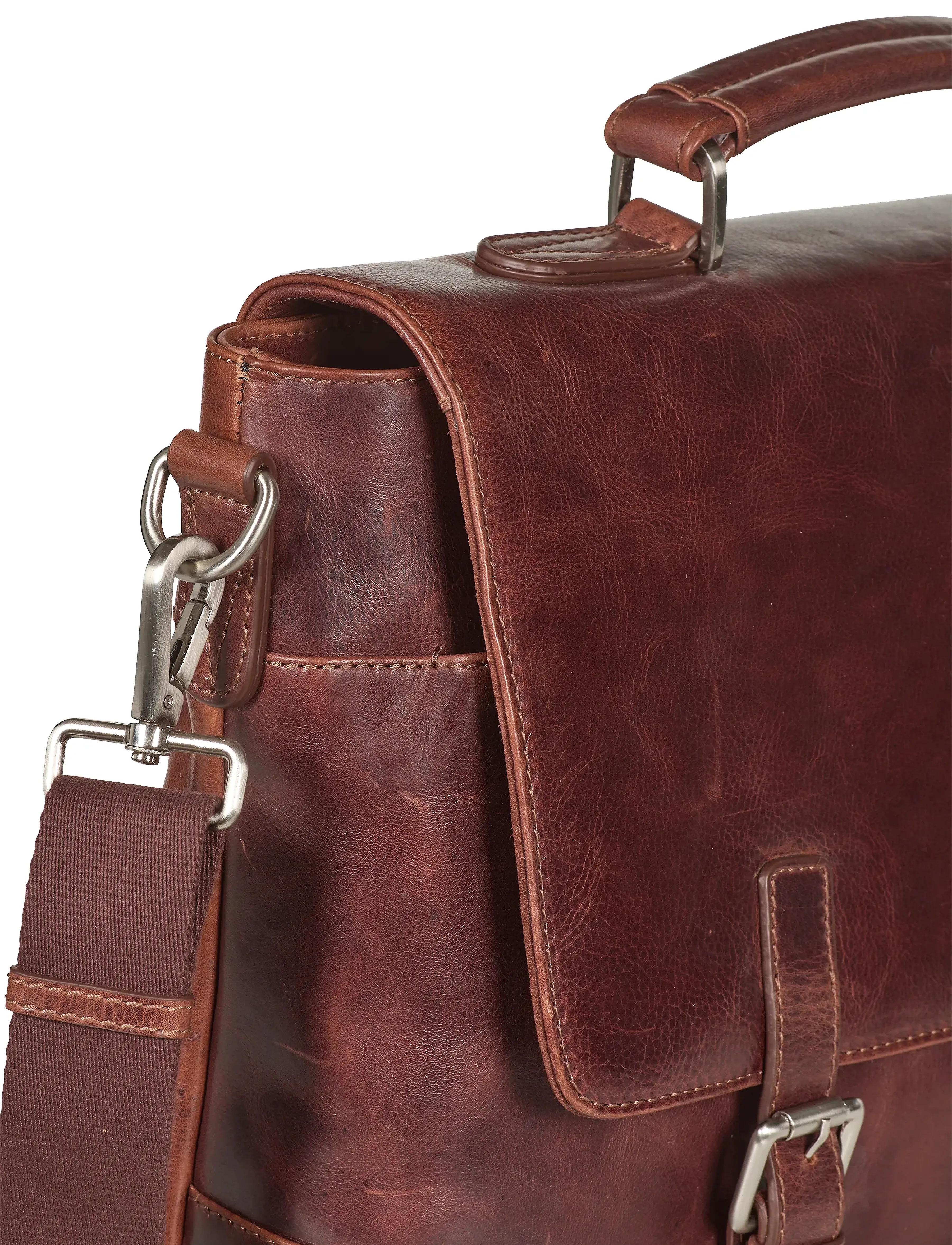 Howard London - Briefcase Bag James - geburtstagsgeschenke - brown - 4