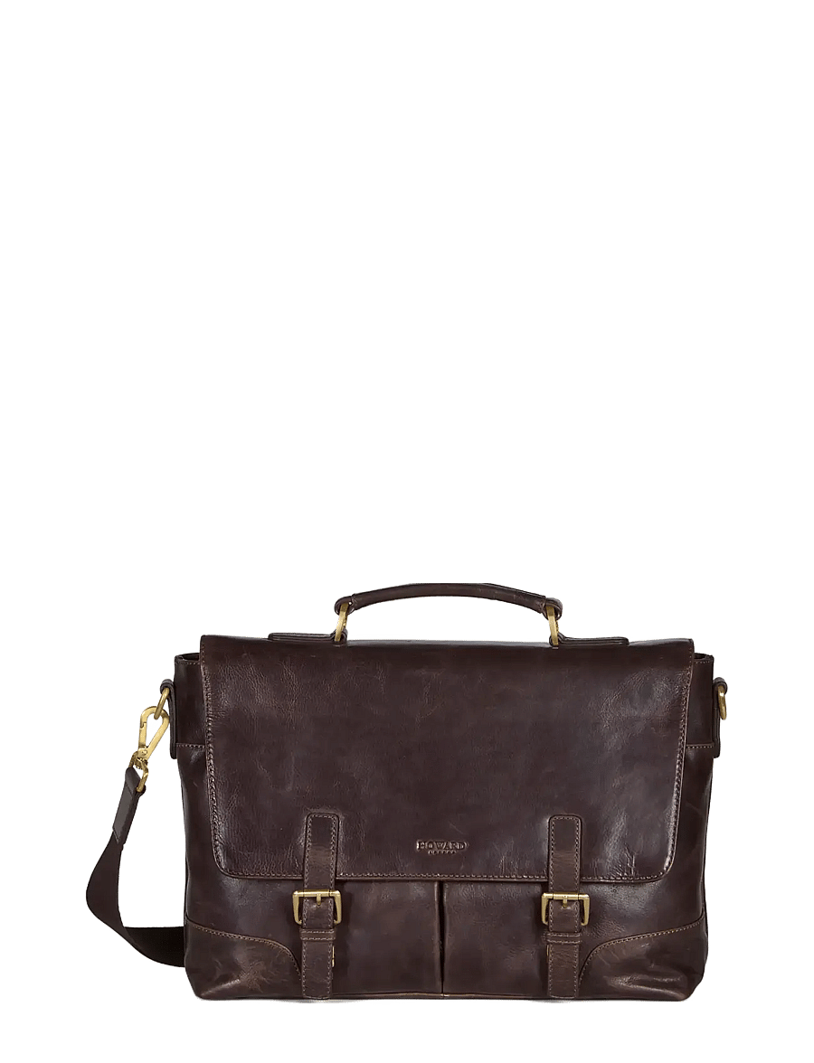 Howard London - Briefcase Bag James - verslaðu eftir tilefni - dark brown - 1