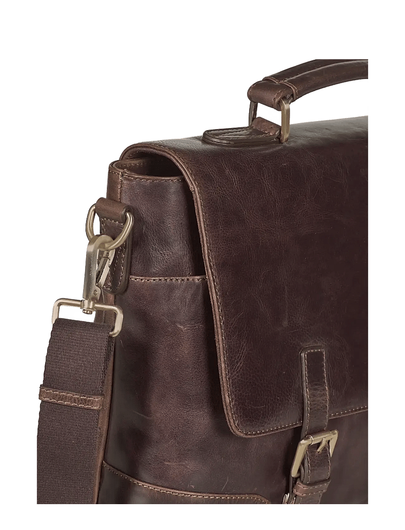 Howard London - Briefcase Bag James - nach anlass kaufen - dark brown - 4