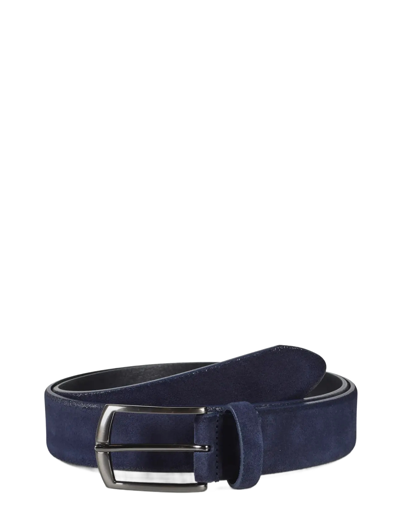 Howard London Suede Leather Belt Zack, 105, Belts, Marineblau - Classic Männerswear