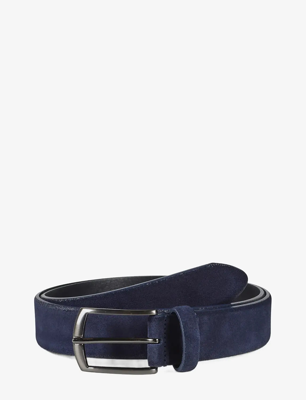 Howard London - Suede Leather Belt Zack - klassiske bælter - navy - 0