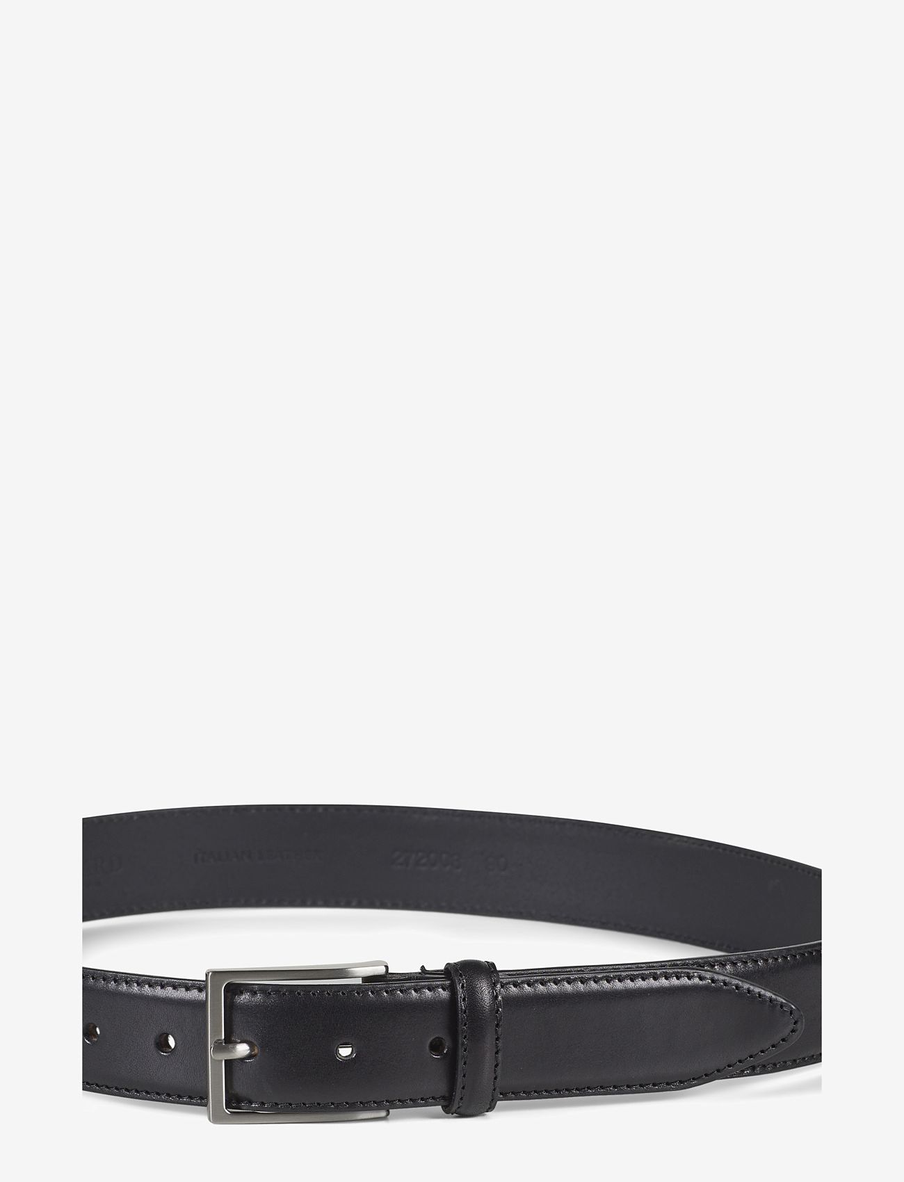 Howard London - Leather Belt Charles - klassiske bælter - black - 2