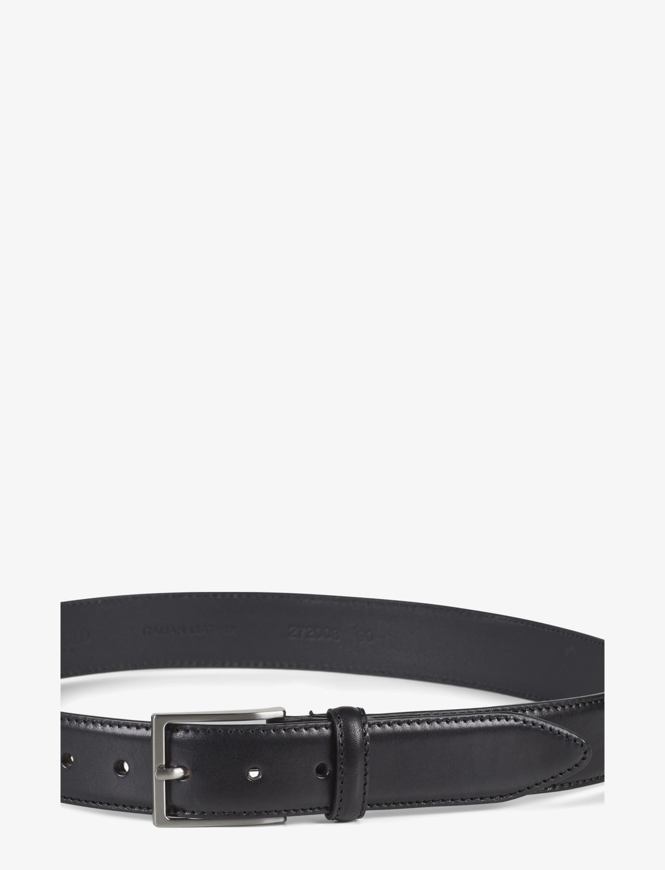 Howard London - Leather Belt Charles - klassiska skärp - black - 2