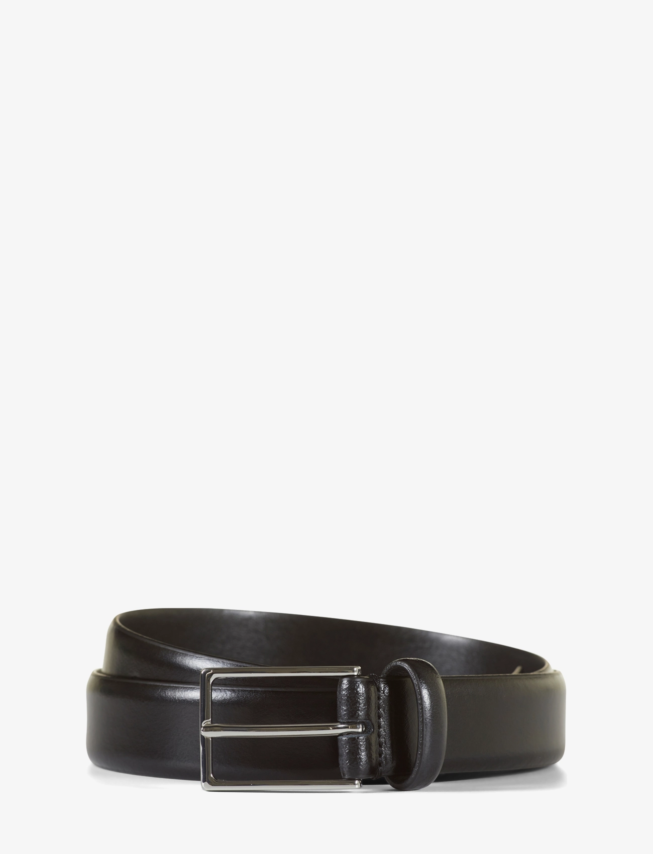 Howard London Leather Belt Allen - Belts - BLACK / black