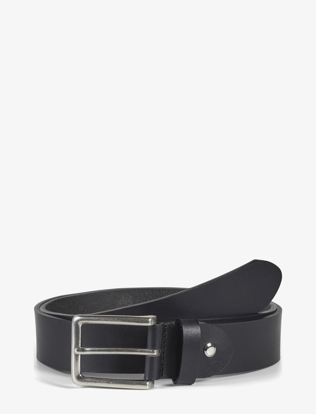 Howard London Leather Jeans Belt Roger, 105, Black, Bælter > Klassiske Bælter, Herre
