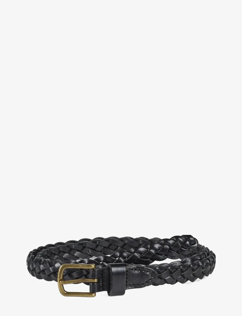 Howard London - Leather Baided Belt William - geflochten gürtel - black - 0