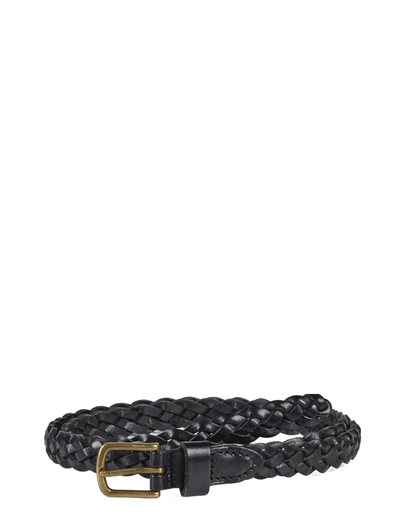 Howard London Leather Baided Belt William - 4 for 3 - BLACK / black