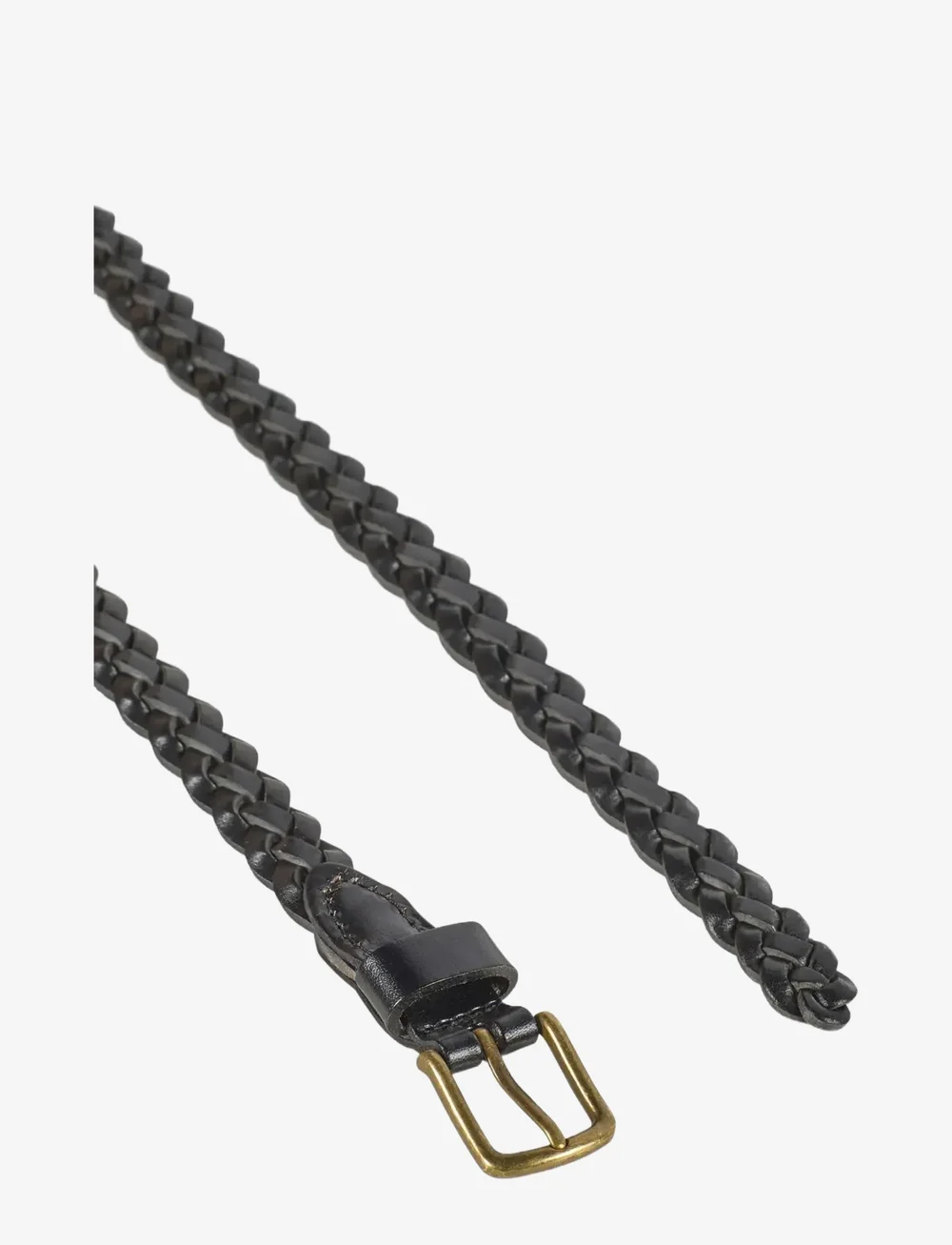 Howard London - Leather Baided Belt William - geflochten gürtel - black - 1