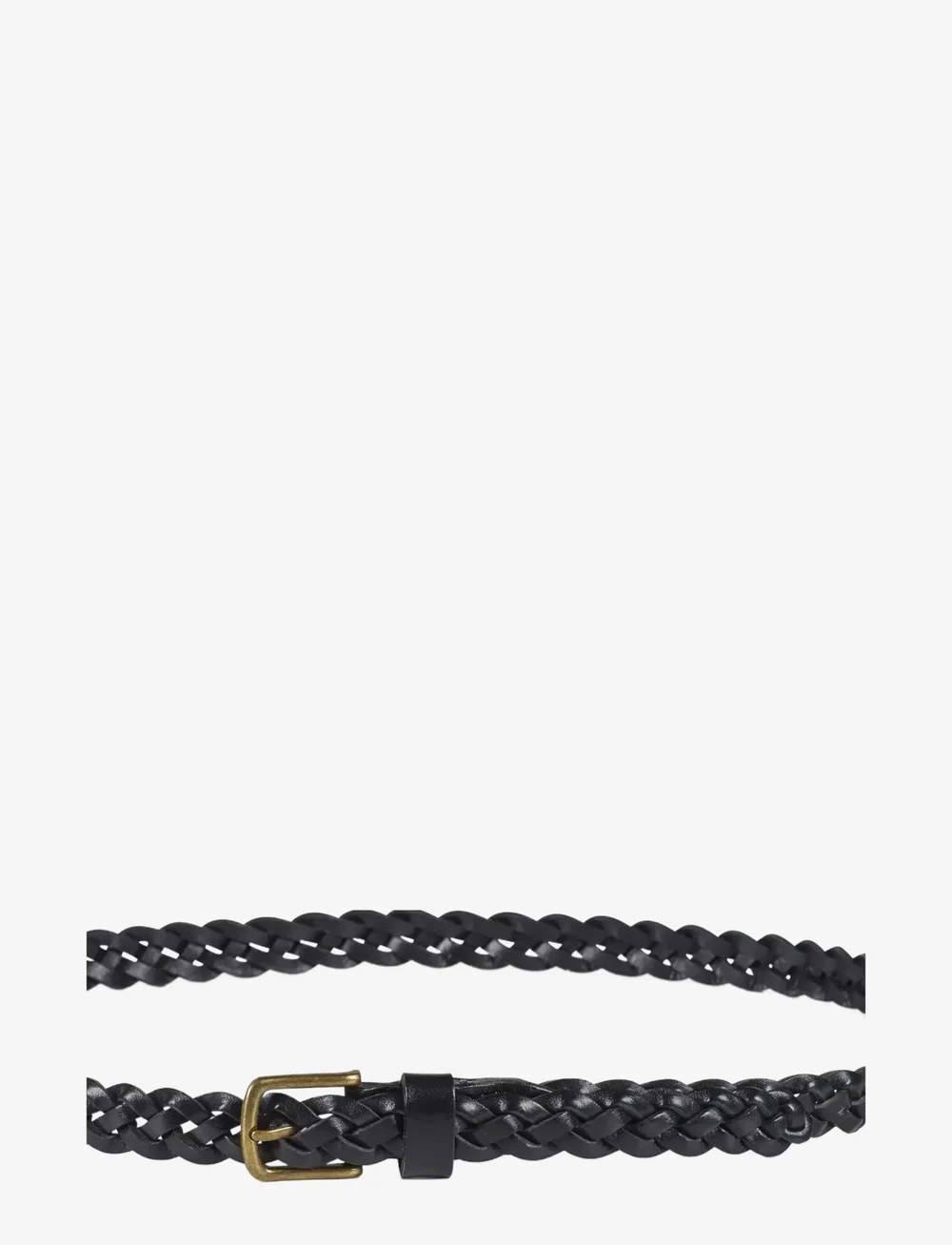 Howard London - Leather Baided Belt William - geflochten gürtel - black - 2