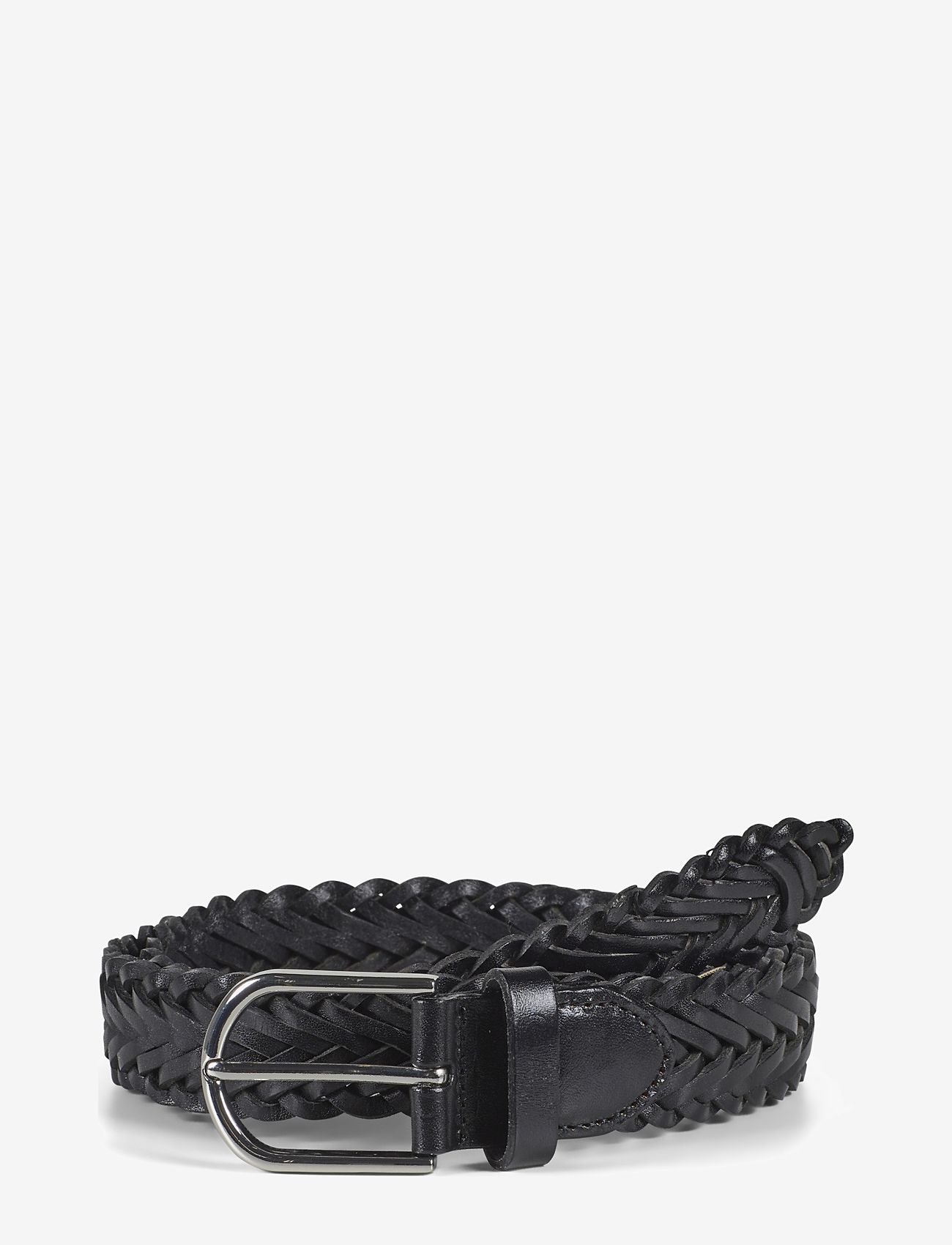 Howard London Braided Belt Ruben, 85, Belts, Schwarz - Belt, Männerswear