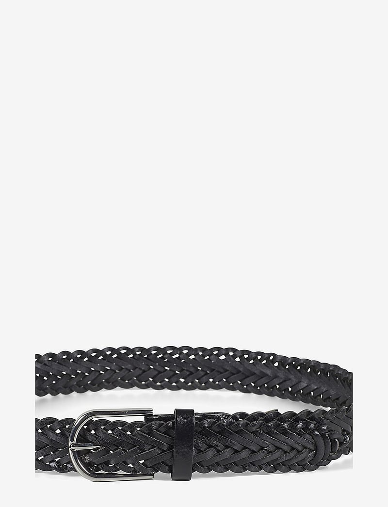 Howard London - Braided Belt Ruben - flätade skärp - black - 2
