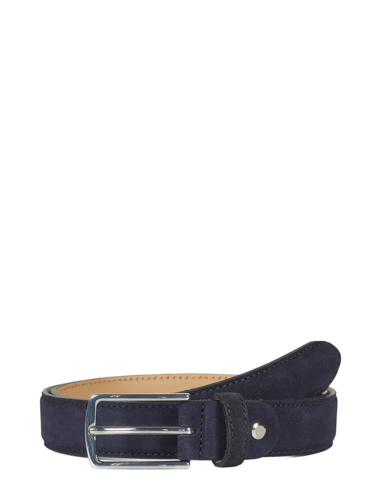 Howard London Suede Leather Belt Jack - Belts - NAVY / navy
