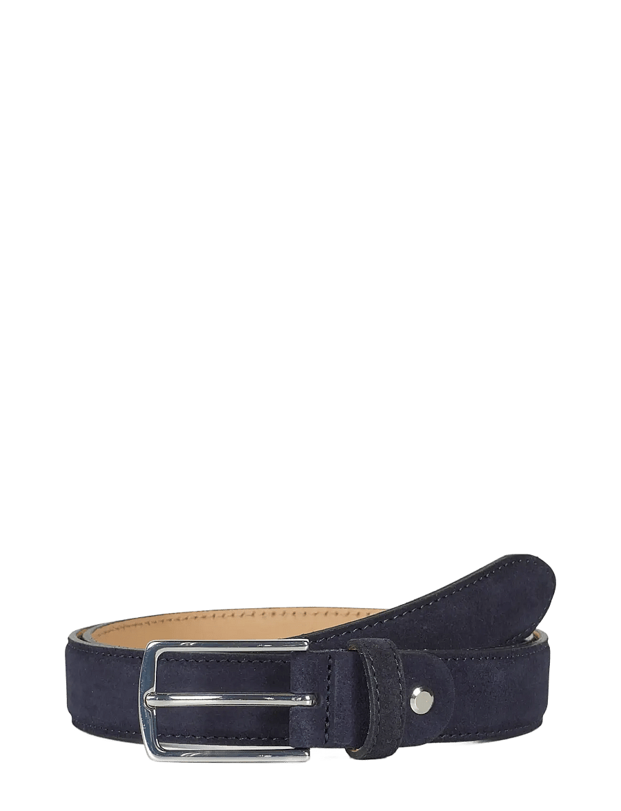 Howard London - Suede Leather Belt Jack - classic belts - navy - 0