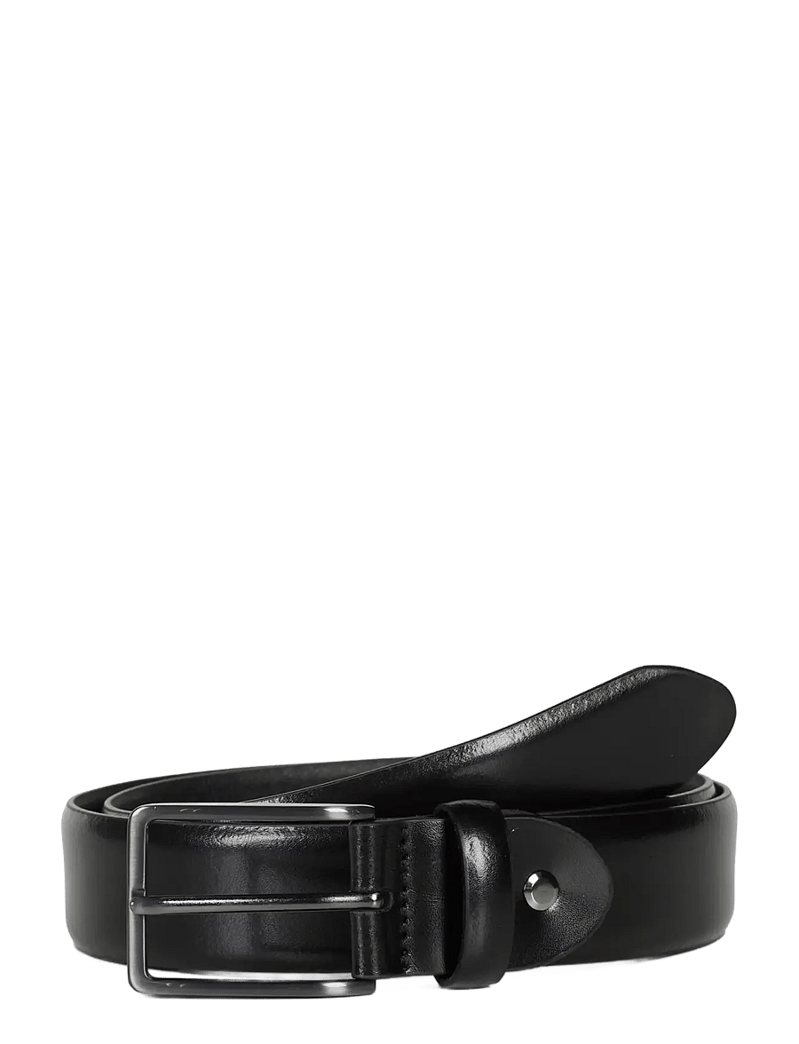 Howard London - Leather Belt Kevin - klassieke riemen - black - 0