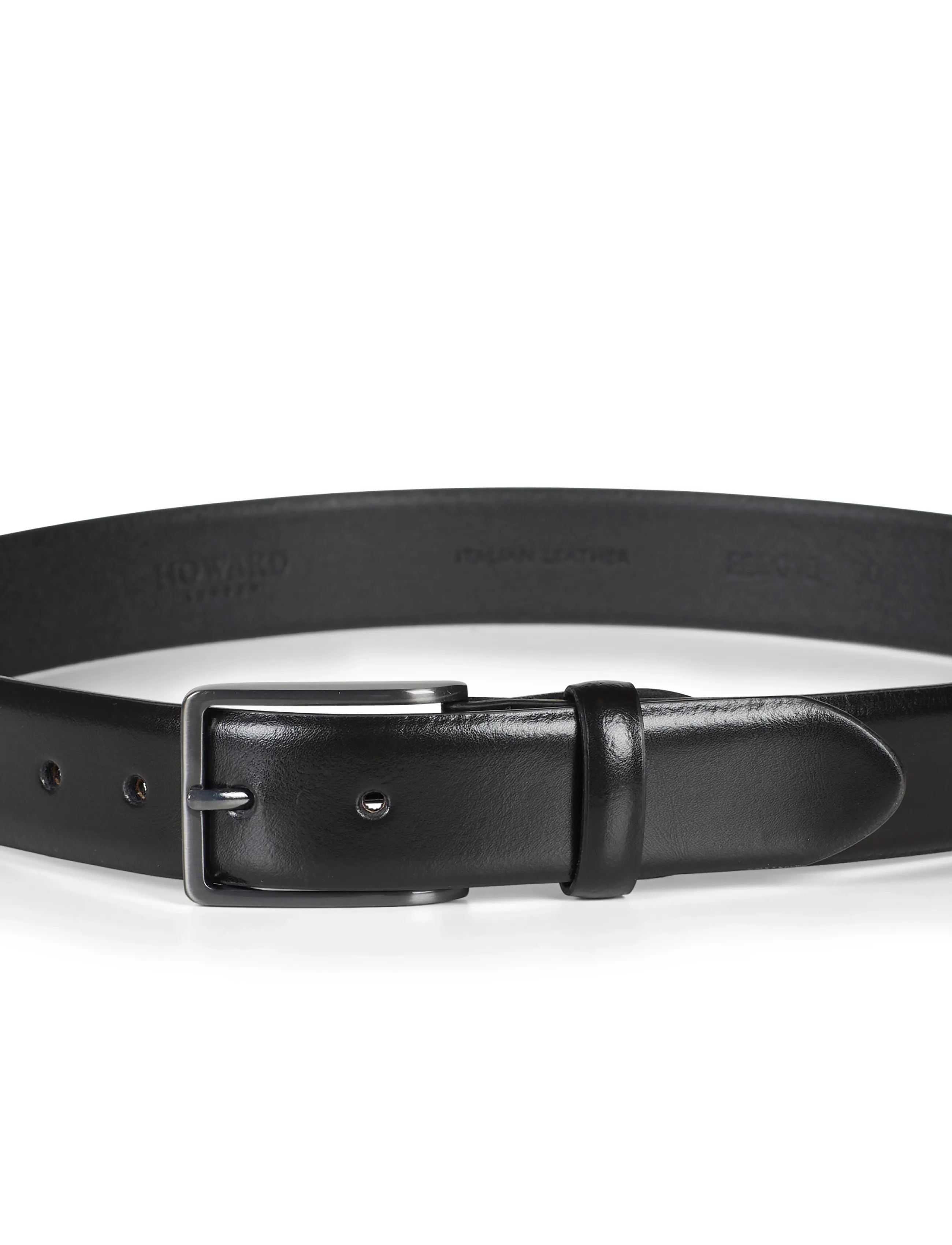 Howard London - Leather Belt Kevin - black - 1