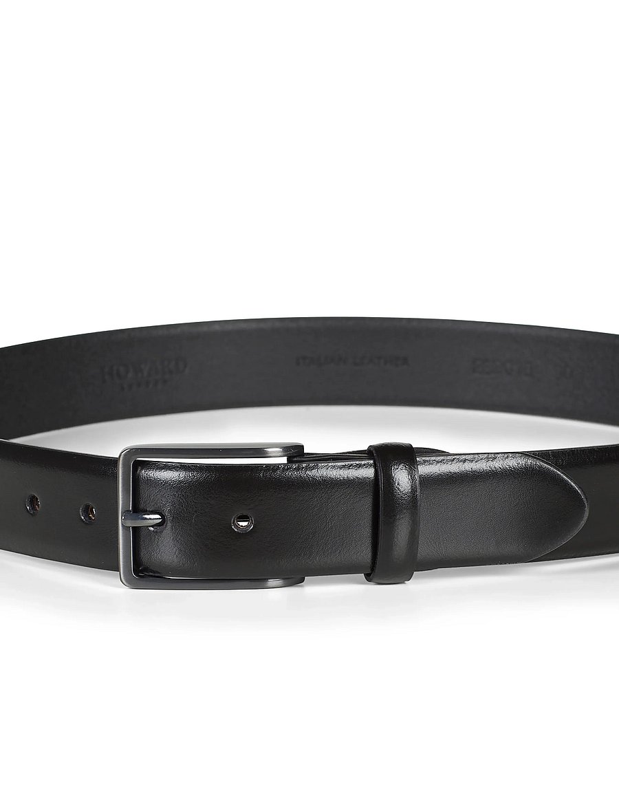 Howard London - Leather Belt Kevin - klassieke riemen - black - 1