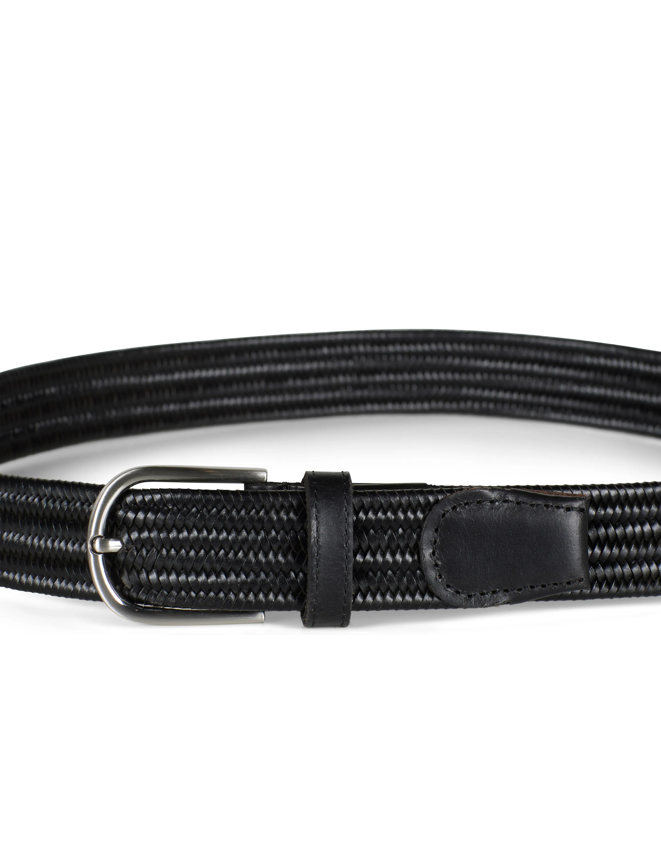 Howard London - Braided Leather Belt Asher - black - 2