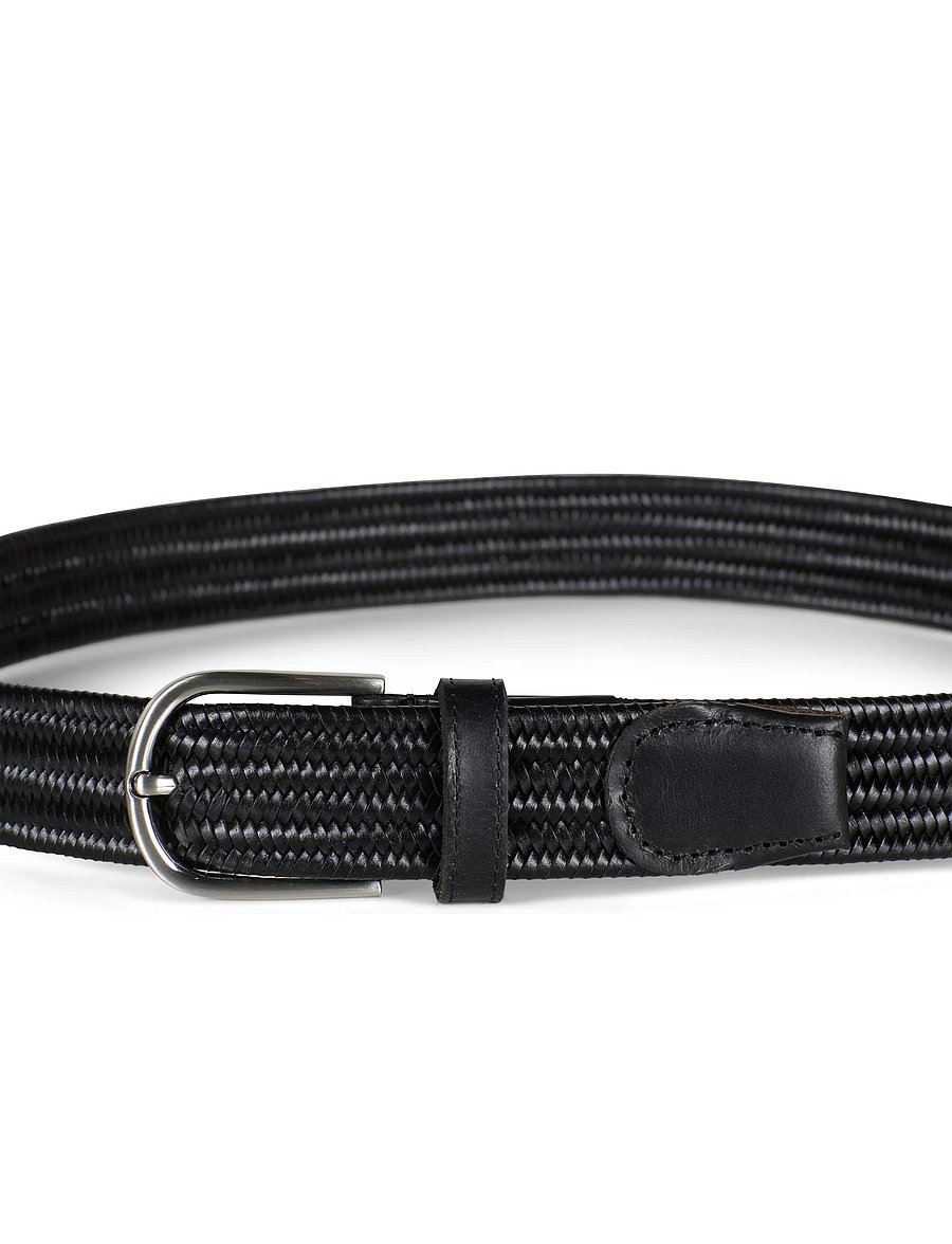 Howard London - Braided Leather Belt Asher - black - 2