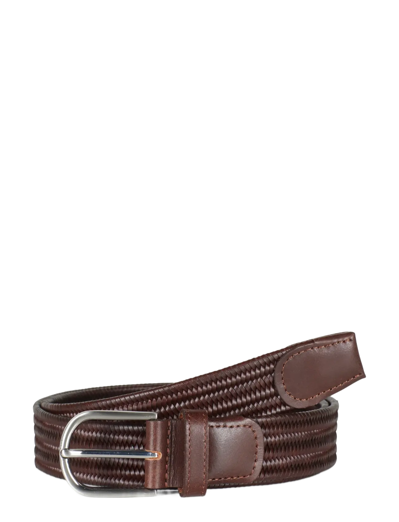 Howard London Braided Leather Belt Asher, 105, Belts, Braun - Belt, Männerswear