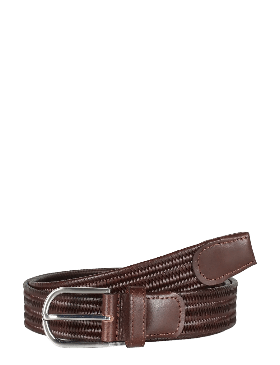Howard London - Braided Leather Belt Asher - flettede bælter - brown - 0