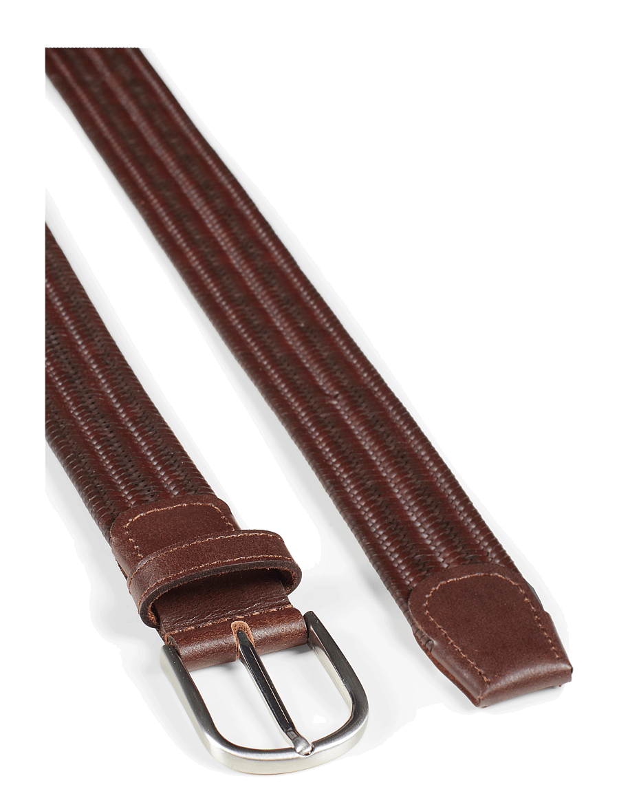 Howard London - Braided Leather Belt Asher - flettede bælter - brown - 1