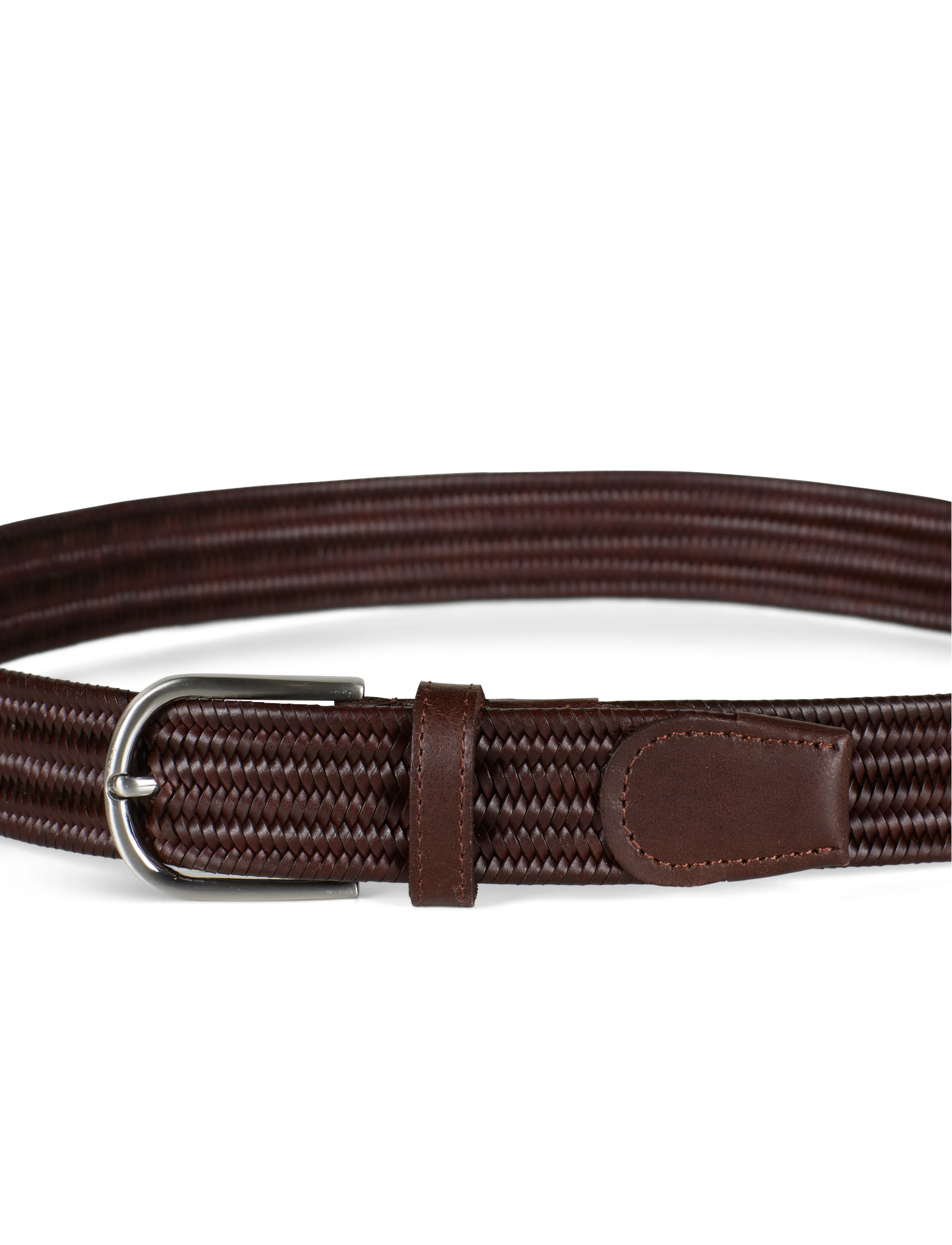 Howard London - Braided Leather Belt Asher - brown - 2