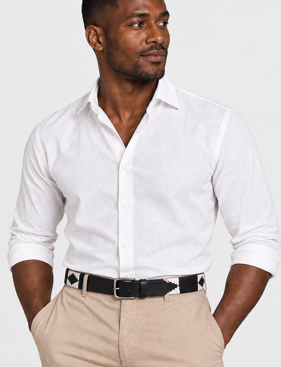 Howard London - Hudson Polo Belt - klassische gürtel - black - 0