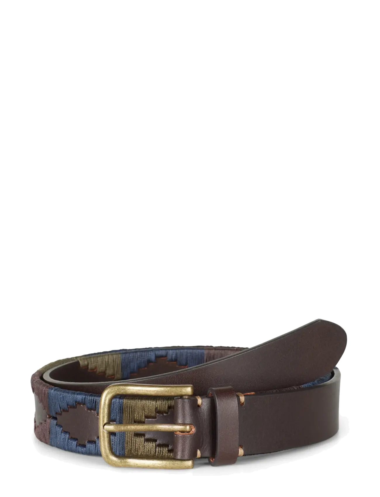 Howard London Hudson Polo Belt - Gürtel - BROWN / BLUE / brown