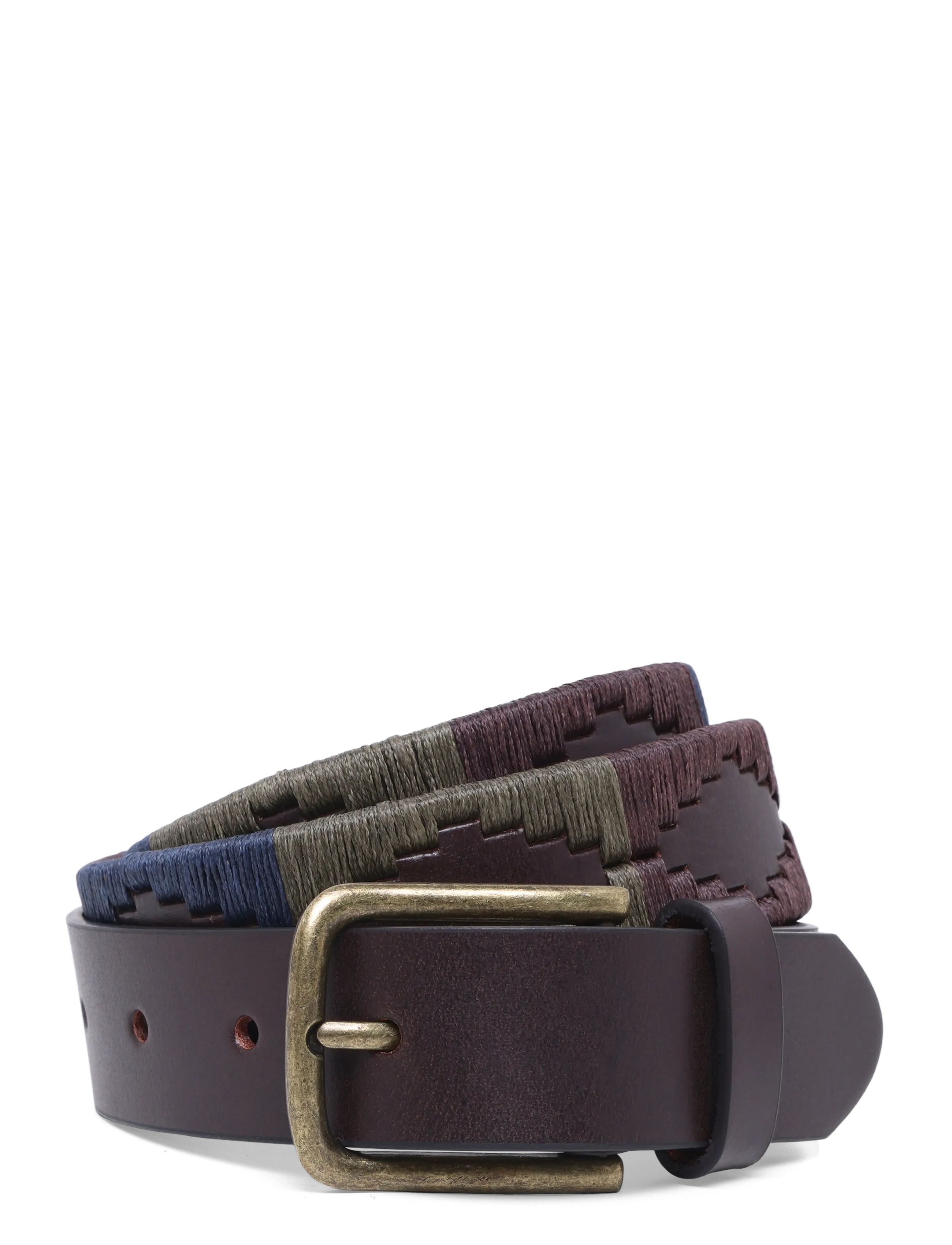Howard London Hudson Polo Belt - Klassiske bælter - BROWN / BLUE / brown